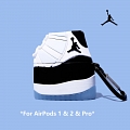 Cute Brand Branco | Airpod Case | Silicone Case for Apple AirPods 1, 2, Pro Sapatos